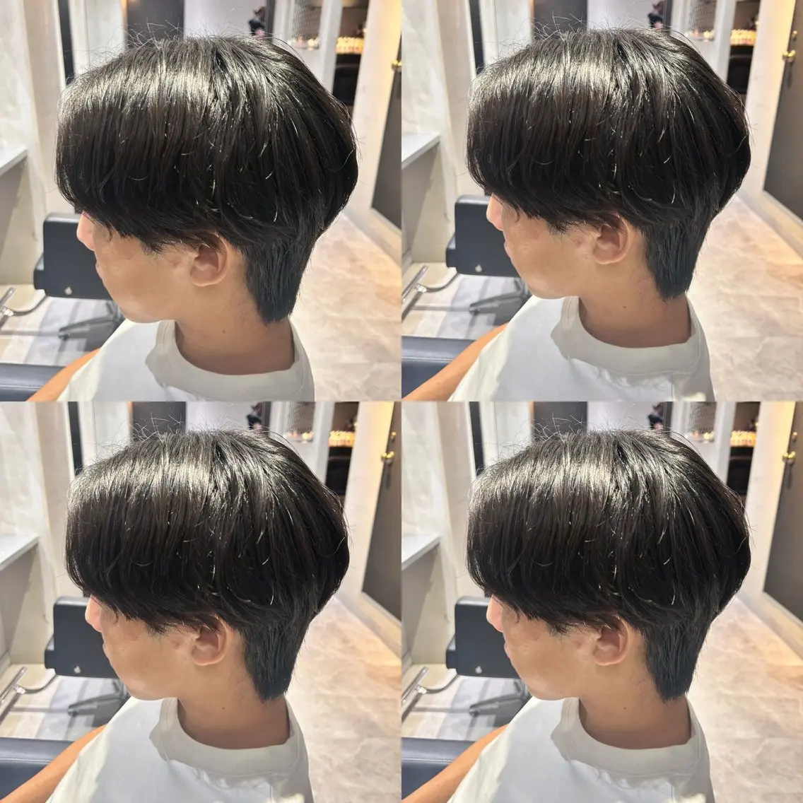 パーマ メンズ カット パーマ 店長✨髪質改善✖️ 透明感カラー／純大のヘアスタイル