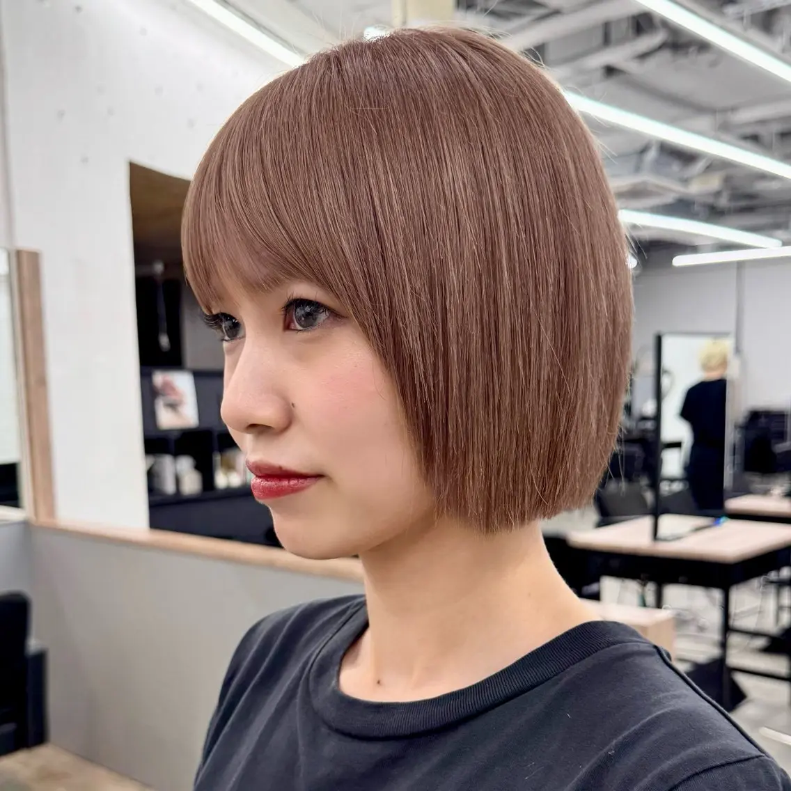 ショート カラー ヘアアレンジ 暖色/レイヤー/ショ ート/hana🌸のヘアスタイル