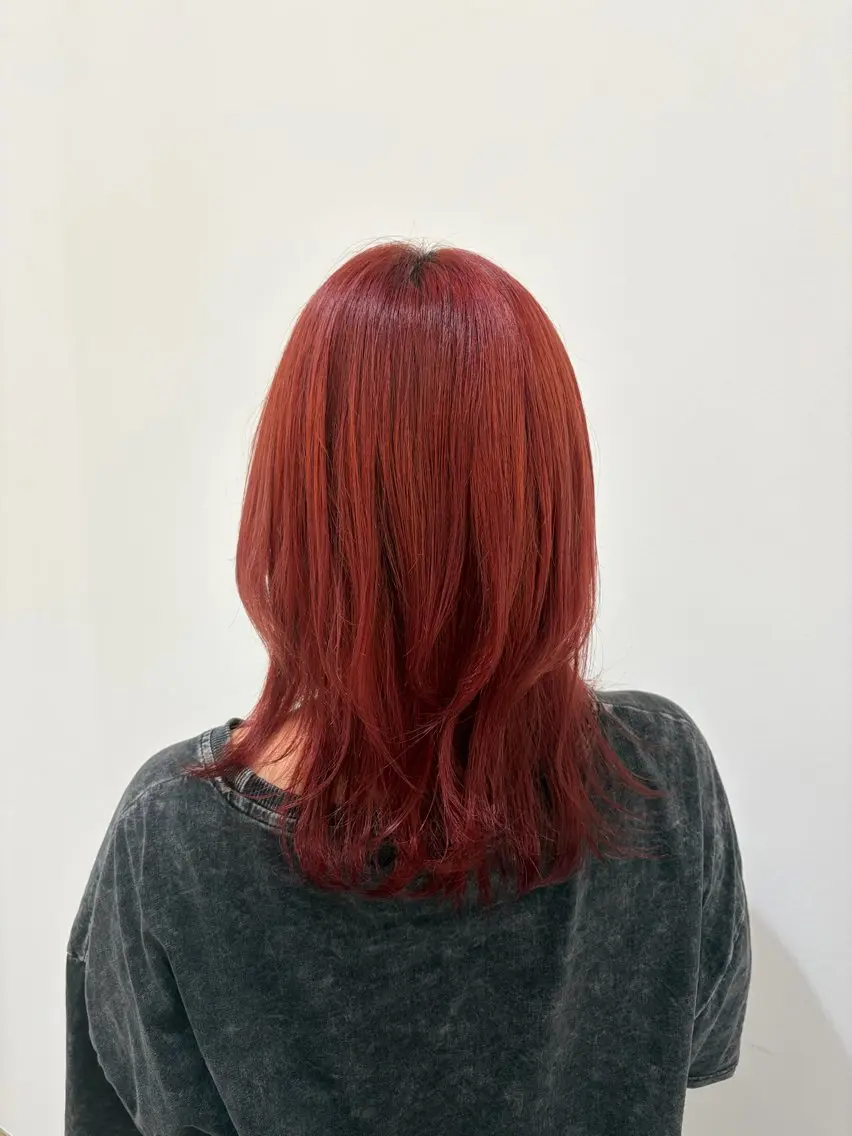 セミロング ヘアカラー excel/ eruのヘアスタイル