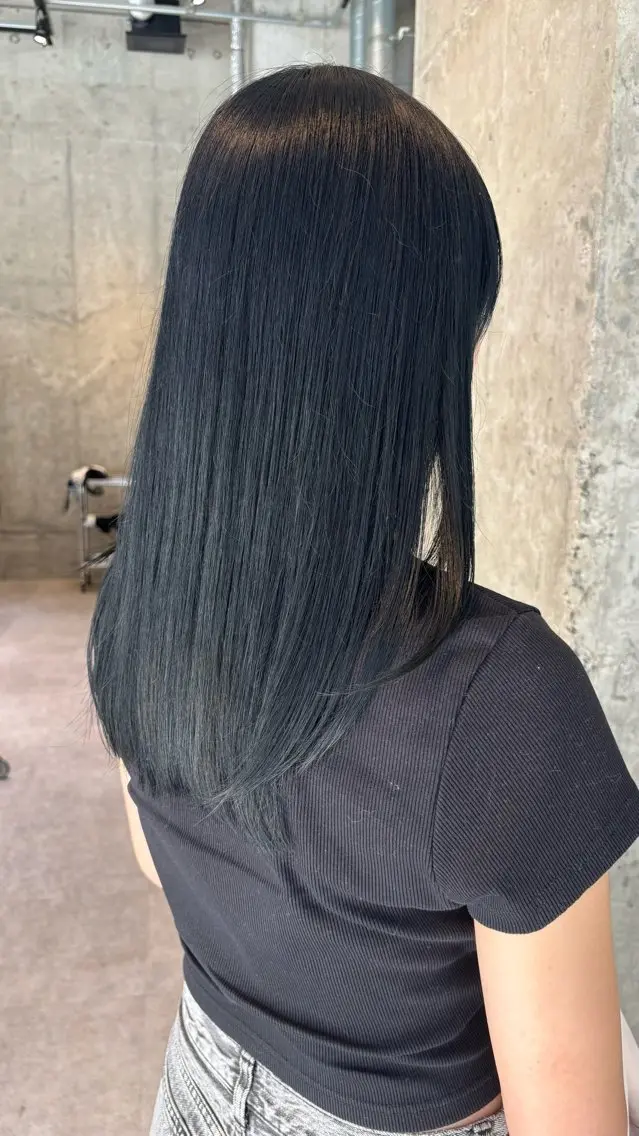 カット+ダブルカラーの写真