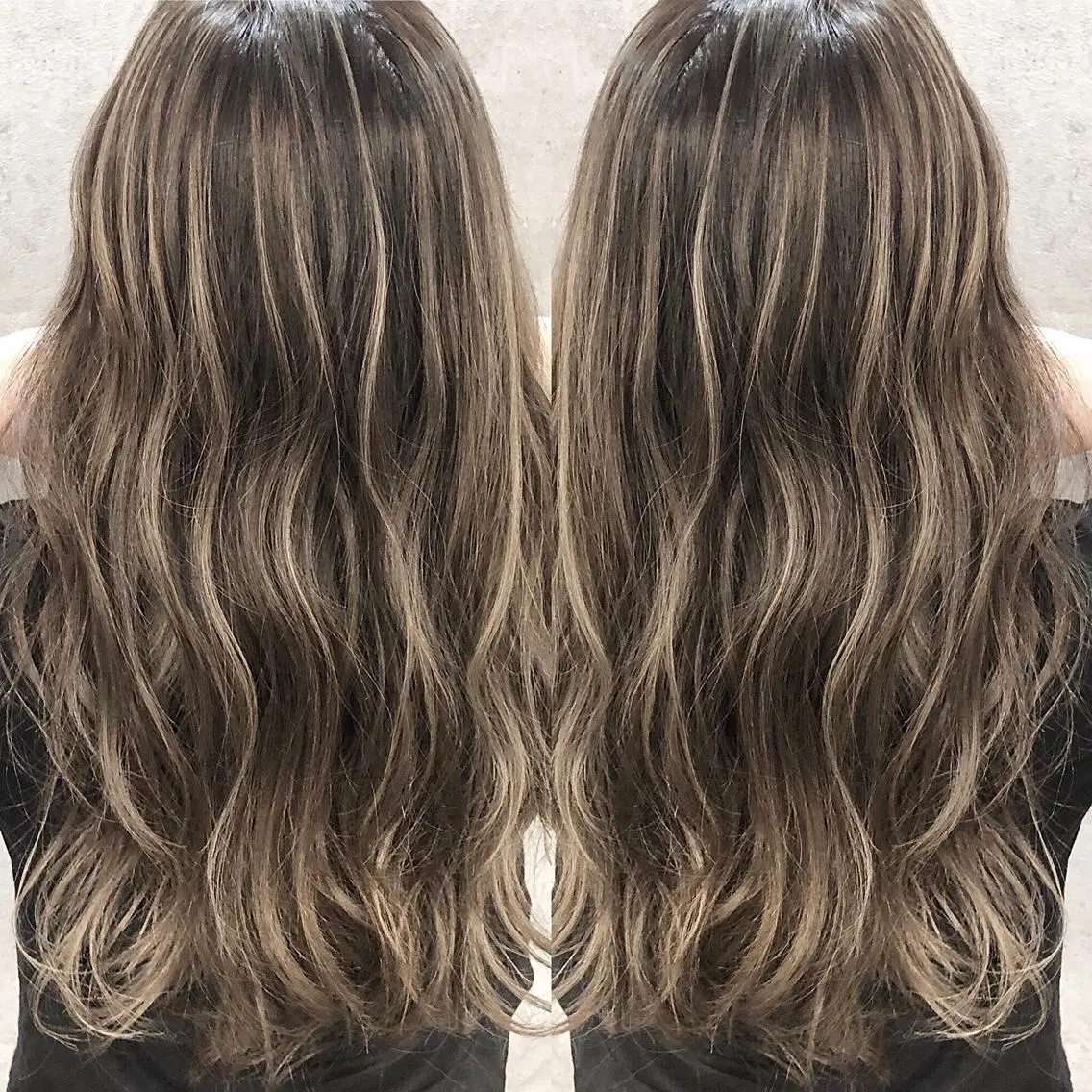 ロング カラー ハイライトカラー ハイライト ✨MiL✨ ✨心斎橋✨のヘアスタイル