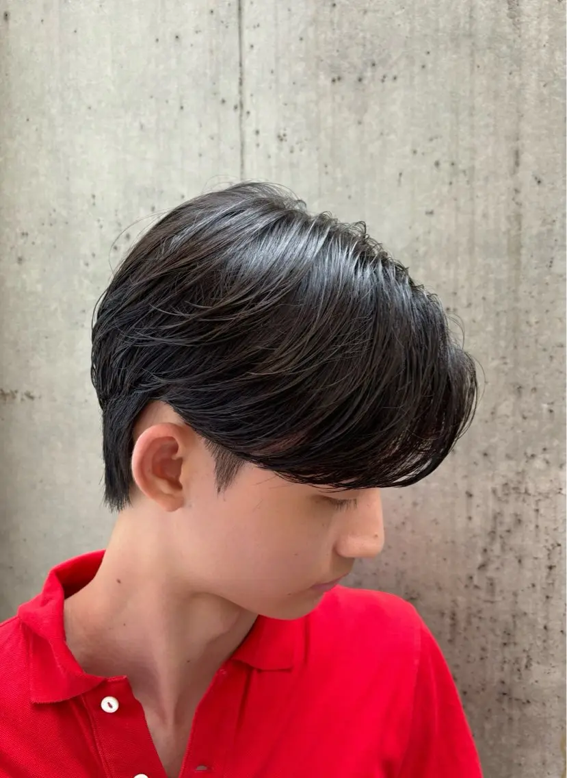 メンズカット+カルマパーマ #メンズ韓国ヘア#メンズパーマの写真