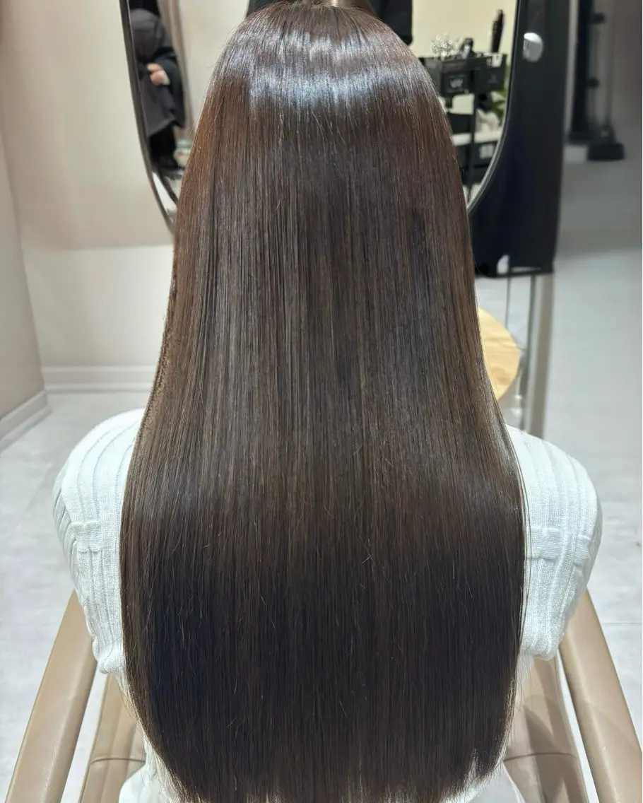 ロング カラー ブリーチ 透明感カラー ブリーチなしカラー 髪質改善 ヘアカラー トリートメント 京都駅/透明感カラー /髪質改善/岩崎拓郎のヘアスタイル