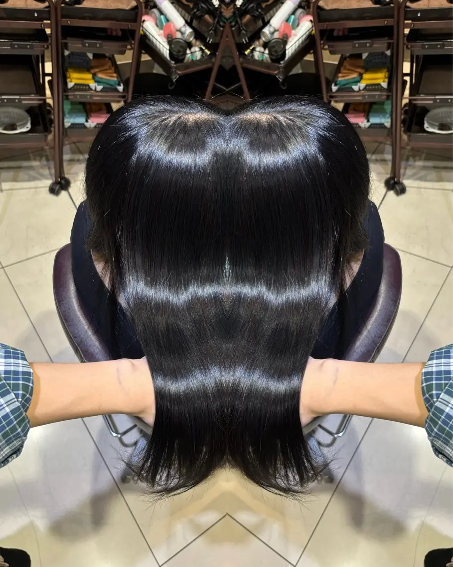 ロング カラー カット ヘアカラー トリートメント 🩵レイヤー✖︎ 髪質改善🩵リョウヤのヘアスタイル