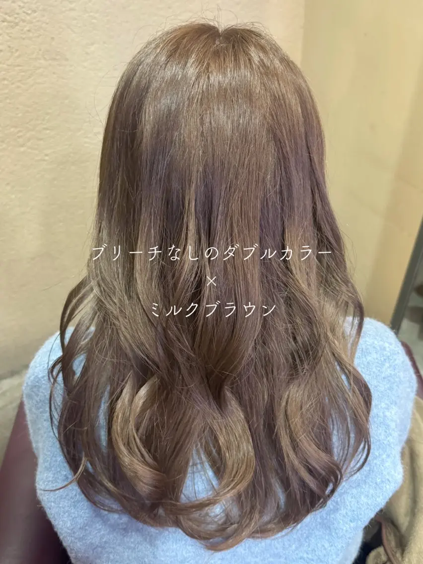 カラー ブリーチ ブラウンカラー ダブルカラー ブリーチなしカラー SARAJU 仁川店【カラー特化】のヘアスタイル