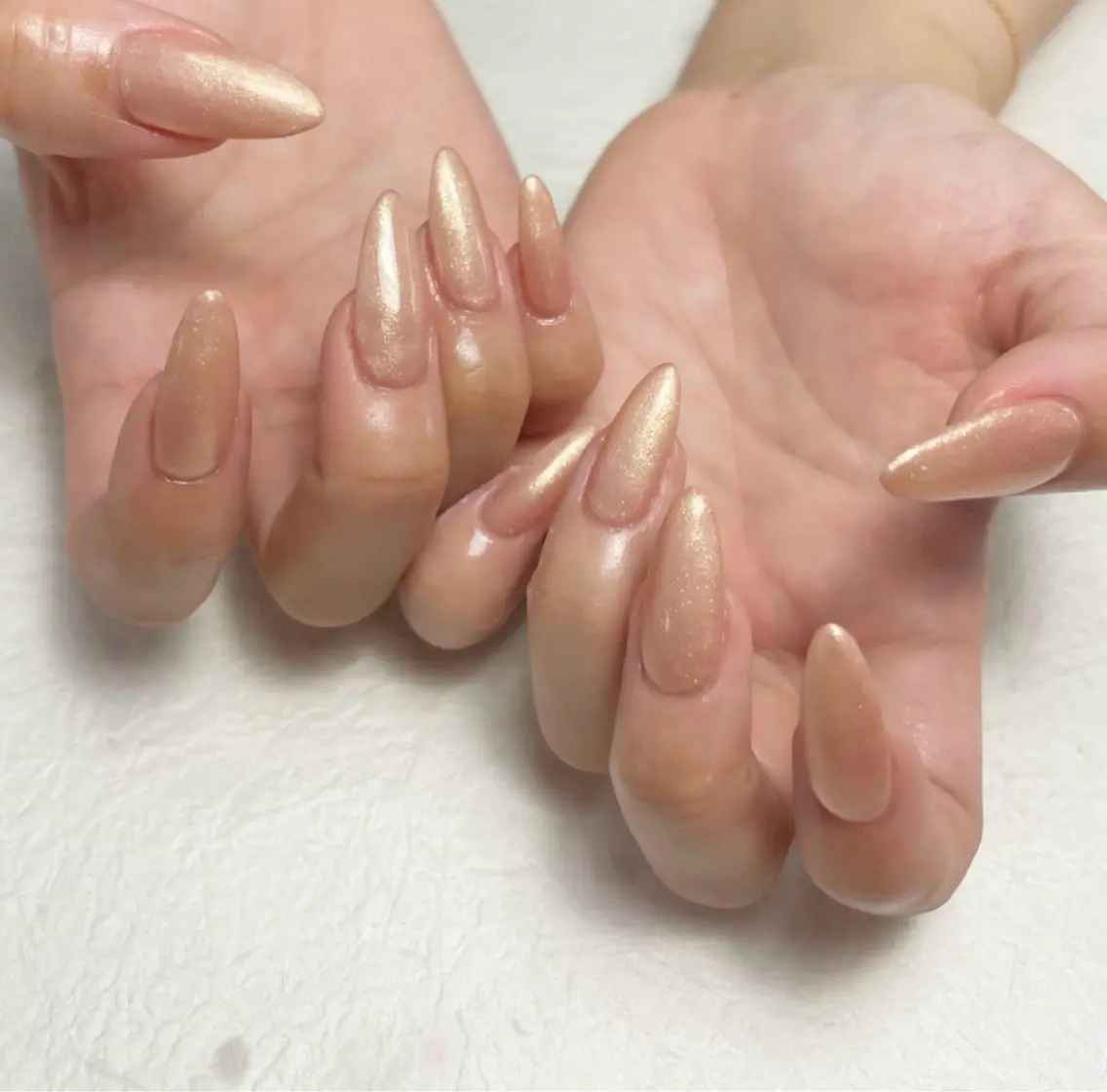 ネイル 長さ出し ハンドネイル m. akiのネイルデザイン