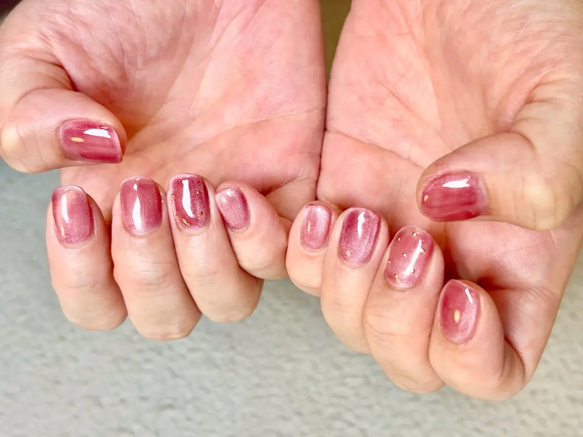 ネイル オーロラネイル フットネイル フレンチネイル ジェルネイル 韓国ネイル ハンドネイル kiki nail &brow二子玉川のネイルデザイン