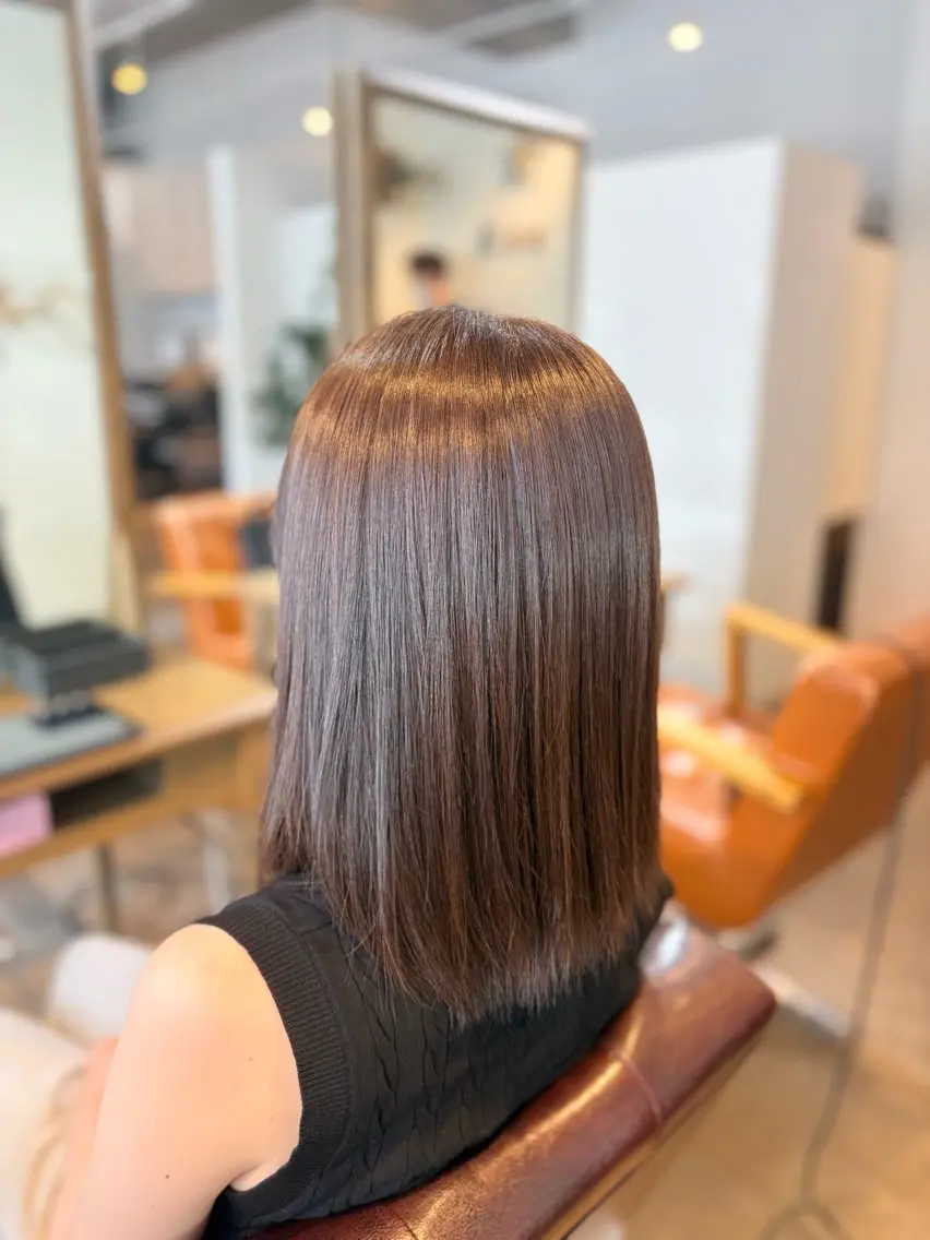 ミディアム ヘアカラー トリートメント No.3/ かねたに🪞✨のヘアスタイル