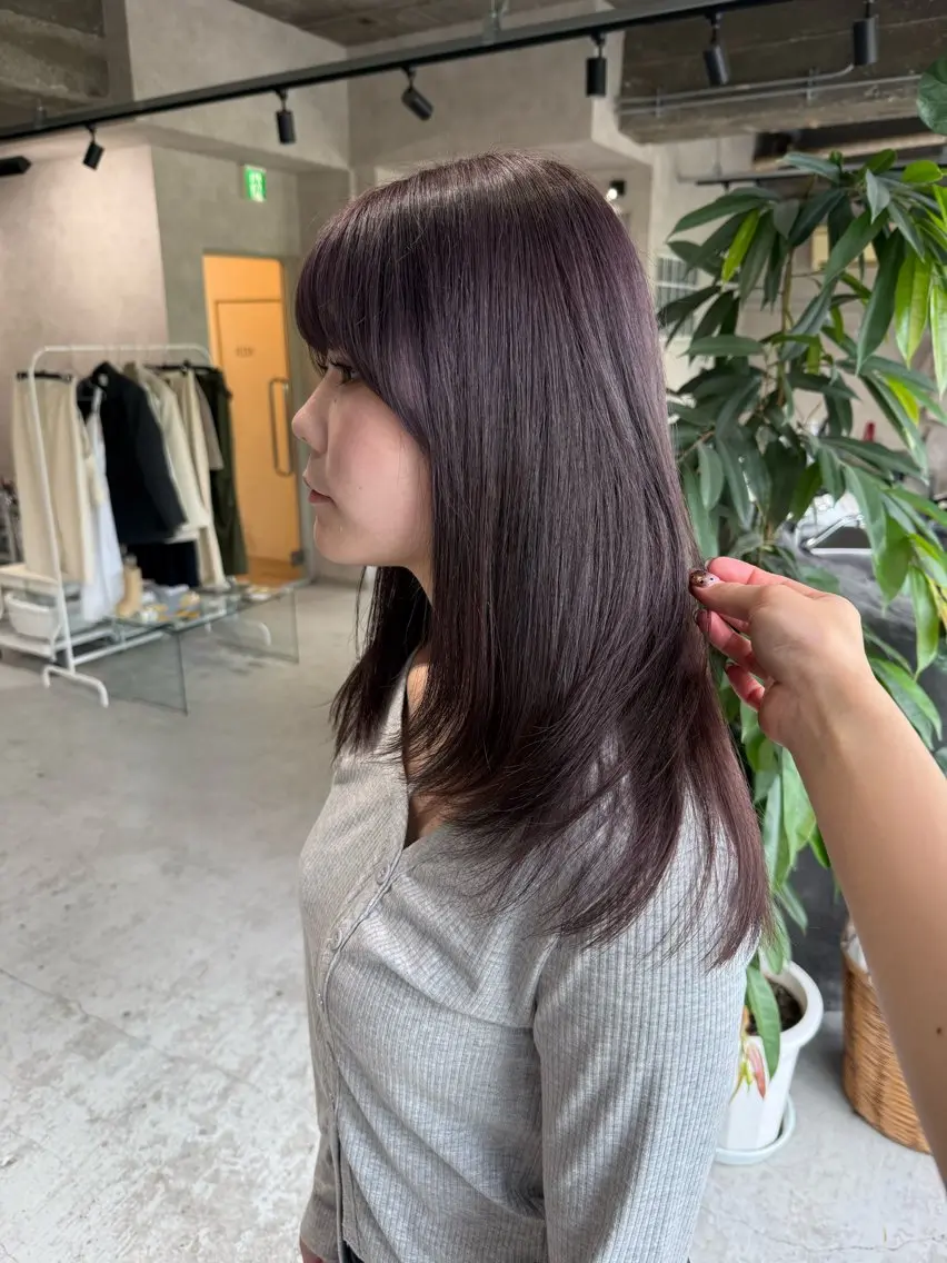 カラー ヘアカラー 新潟万代/暖色・ 透明感カラー/アミのヘアスタイル