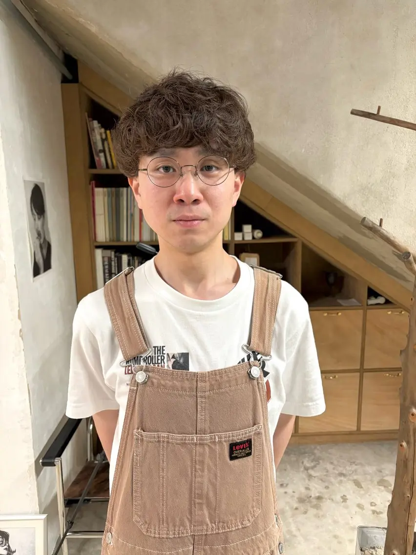 メンズ似合わせカット＋ケアパーマ＋バイカルテTRの写真