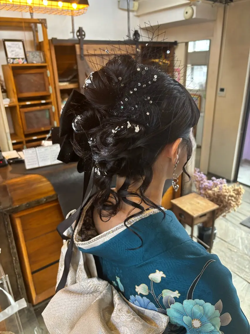 ヘアアレンジ 成人式 ヘアセット NAGONSTYLE 田村　莉生のヘアスタイル