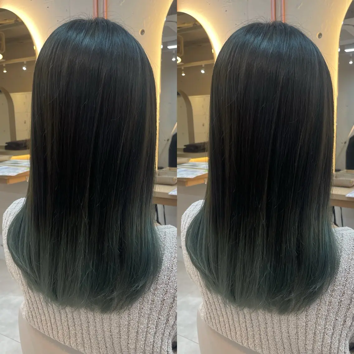 ロング カラー カット ヘアカラー トリートメント ヘアセット ブリーチ無しダブル カラー🦕まどかのヘアスタイル
