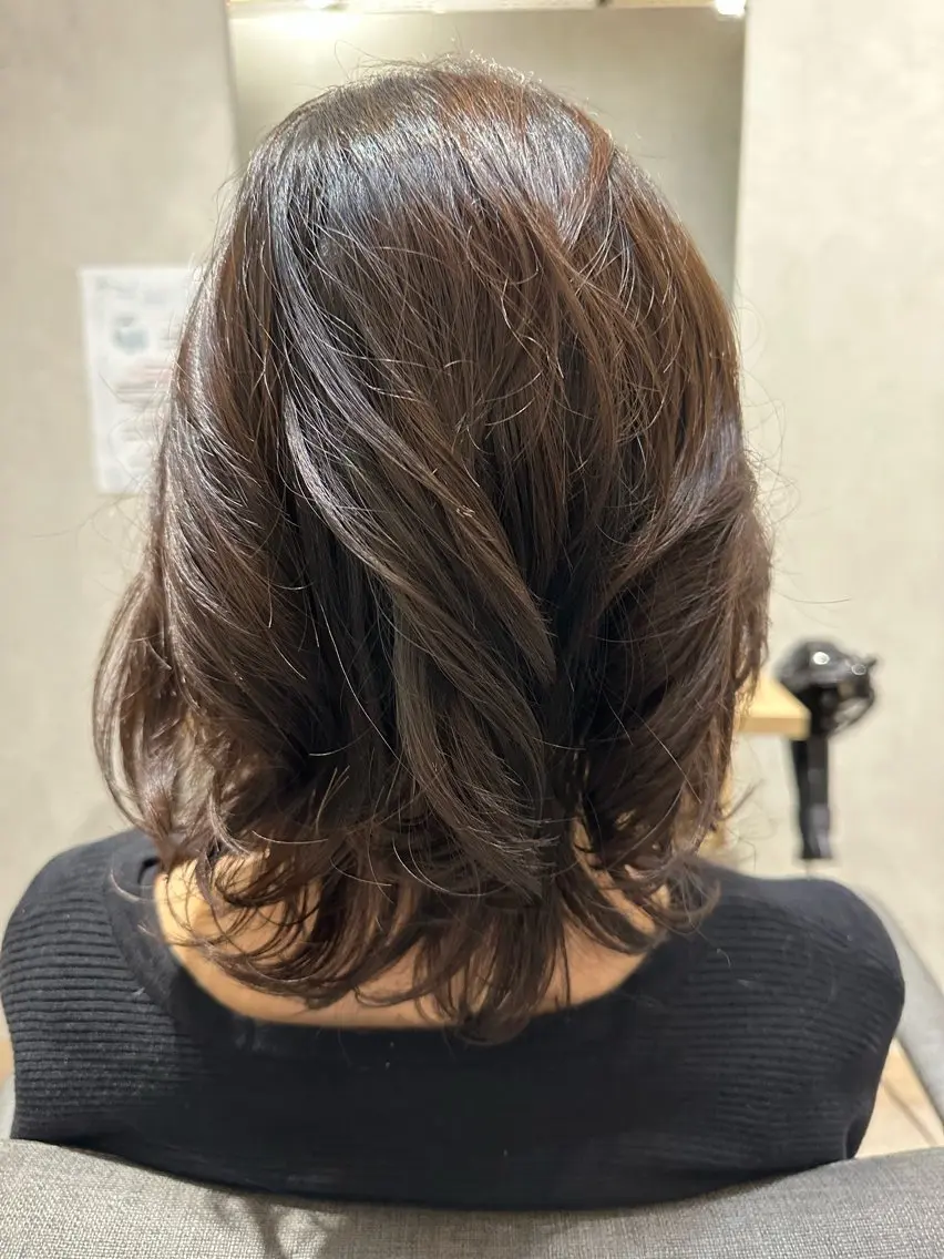 カット+コスメ低温デジタルパーマ ¥8900の写真