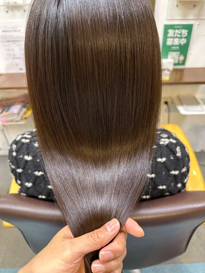 ロング 髪質改善 カット ヘアカラー トリートメント 【髪質改善】に特化 オリーブオイルクラブのヘアスタイル