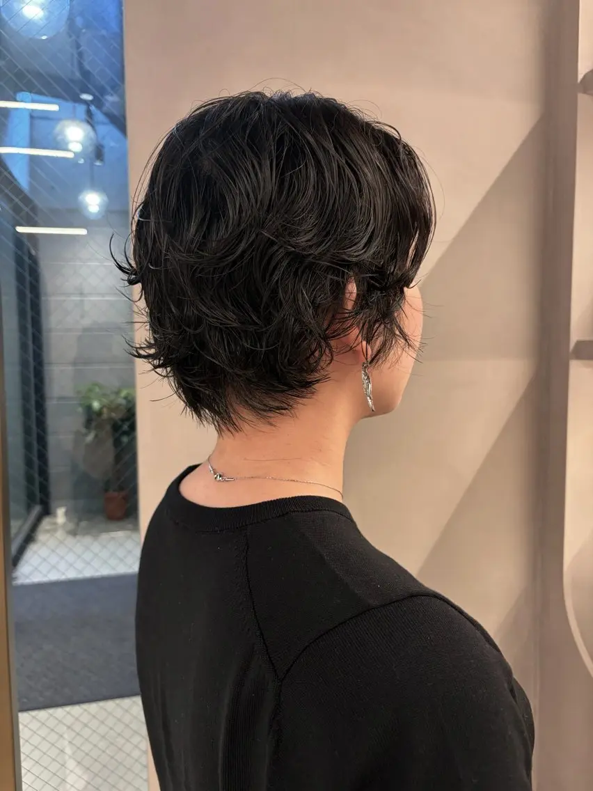 ショート カット パーマ layer/perm 🐇mahoroのヘアスタイル