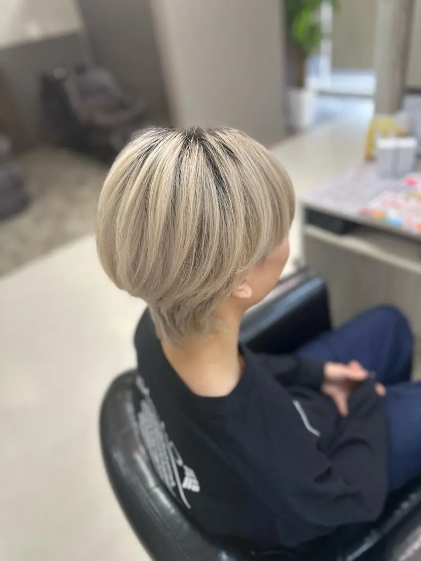 ショート ヘアカラー トリートメント YURI ✨のヘアスタイル