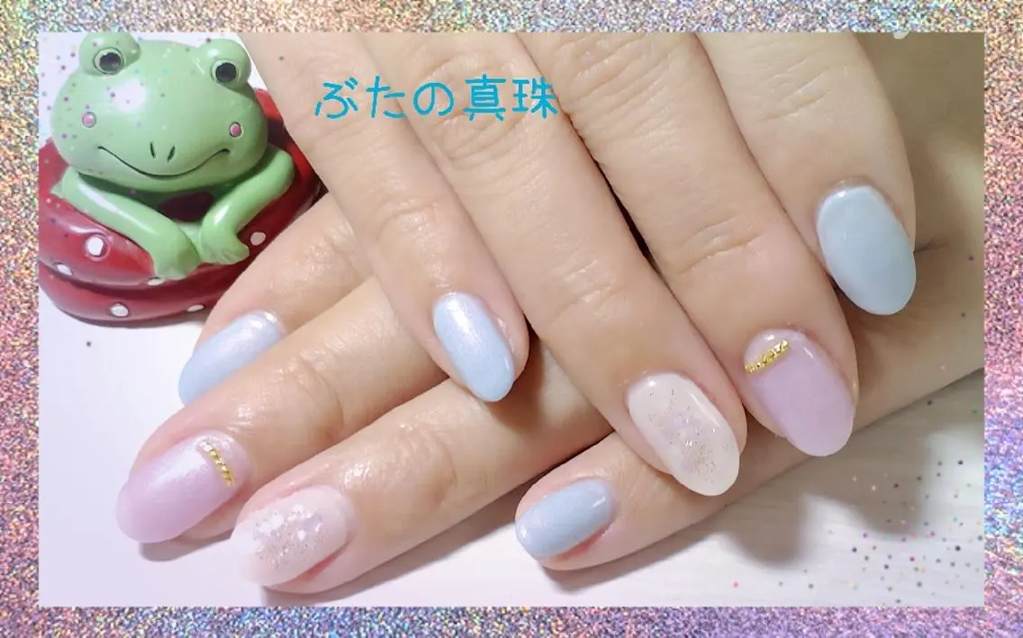 ネイル ハンドネイル 林 珠里のネイルデザイン