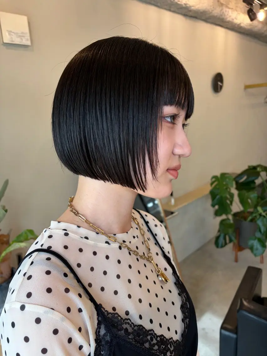 ショート カット rin/薬院 /ボブ艶カラーのヘアスタイル