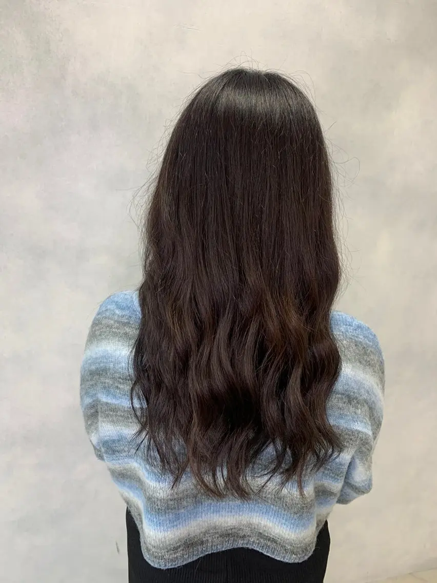 セミロング ヘアカラー トリートメント 🌶F-CODE RINA🌶のヘアスタイル