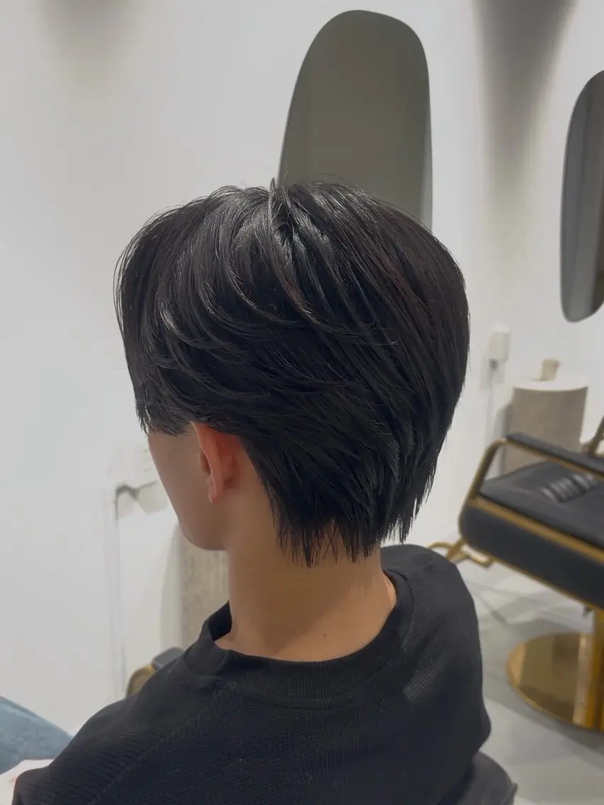 ショート メンズ カット 縮毛矯正 札幌メンズ専門 星雅哉のヘアスタイル