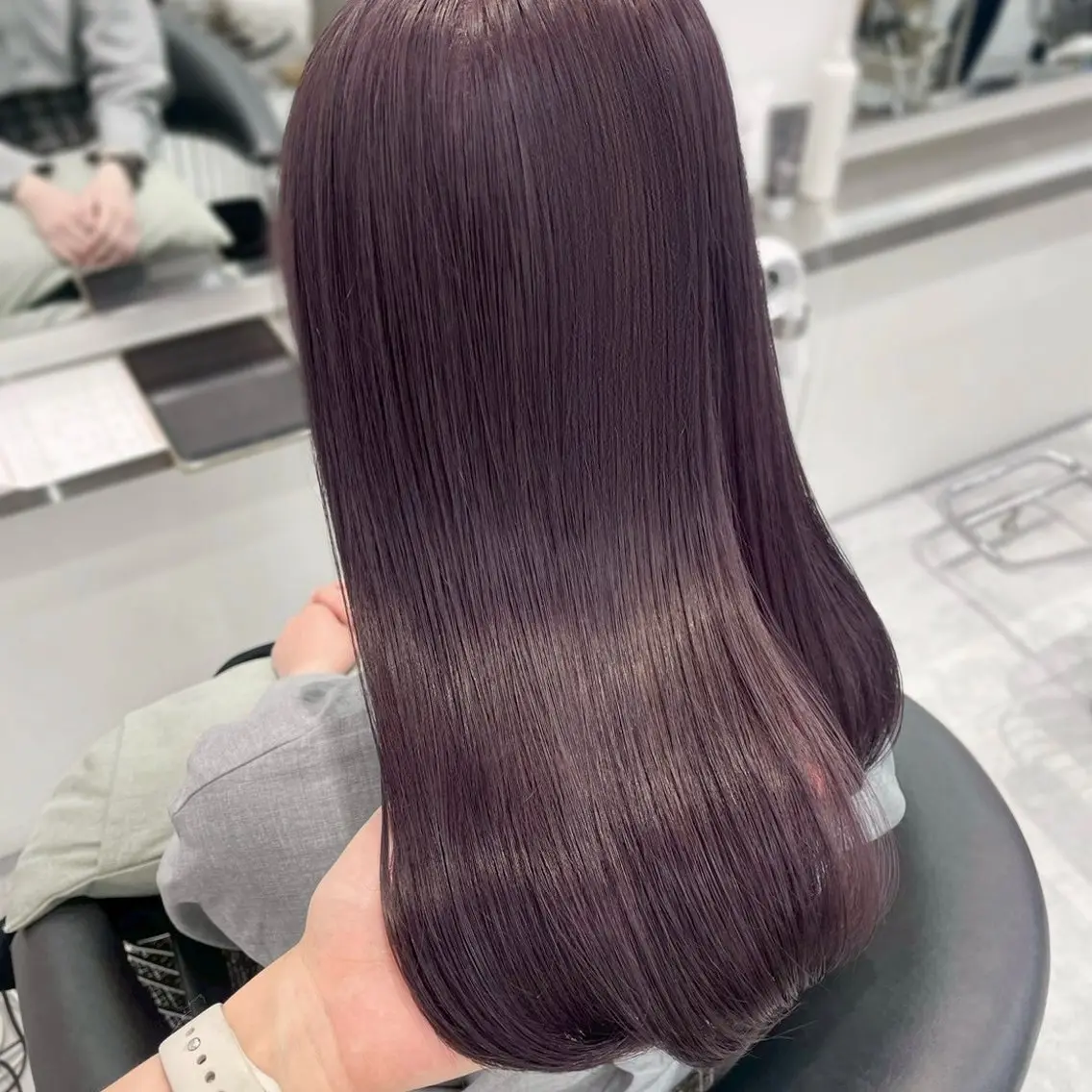 ロング カラー ヘアカラー Parve Mix 森 美遥🩶のヘアスタイル