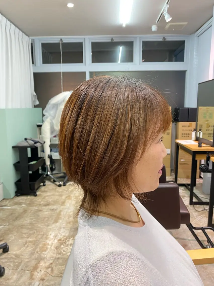 ショート ショートヘア ウルフカット . SHIZUKAのヘアスタイル