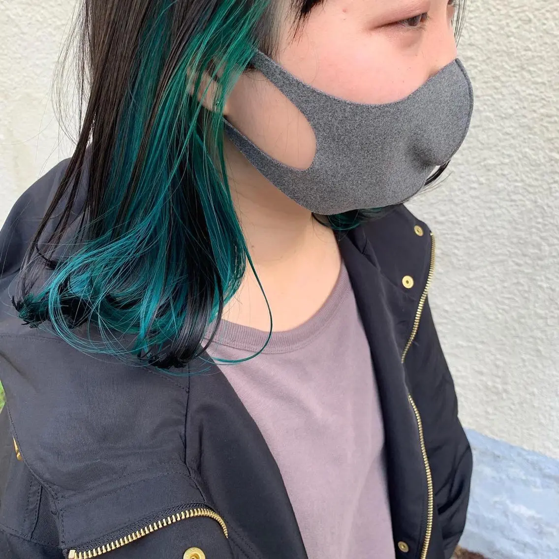 ミディアム カラー スダユーヤ 💫推しカラーウルフのヘアスタイル