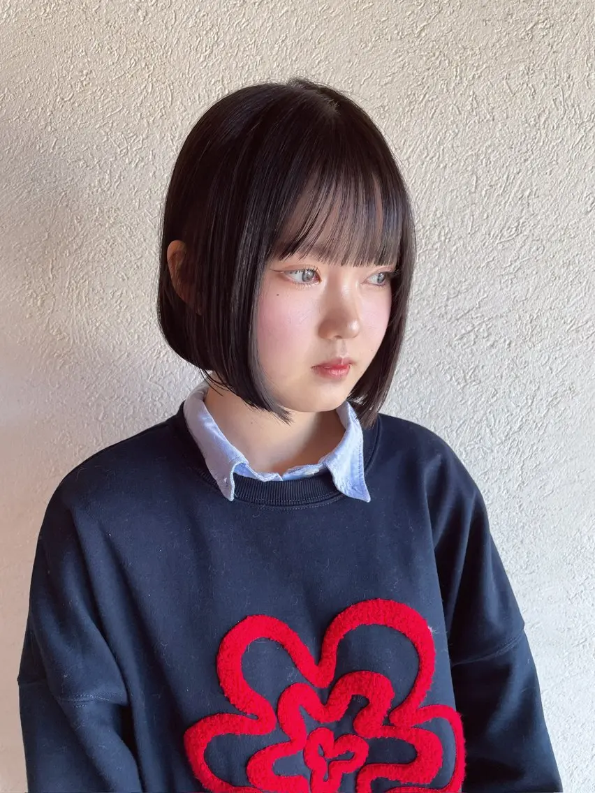 【似合わせカット✂️】レイヤー・ショート・ボブ+Aujua2step《30%OFF》の写真