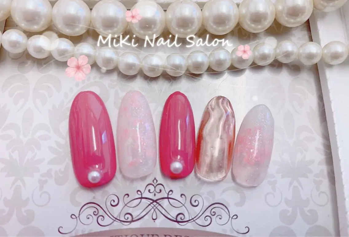 ネイル MiKi Nai池袋 長さだし得意のネイルデザイン
