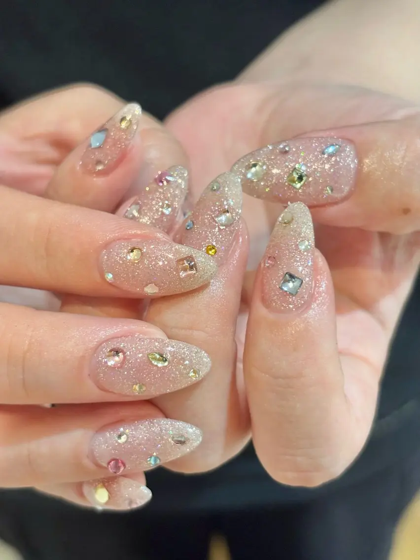 ネイル diar blue 🩵ayanaのネイルデザイン