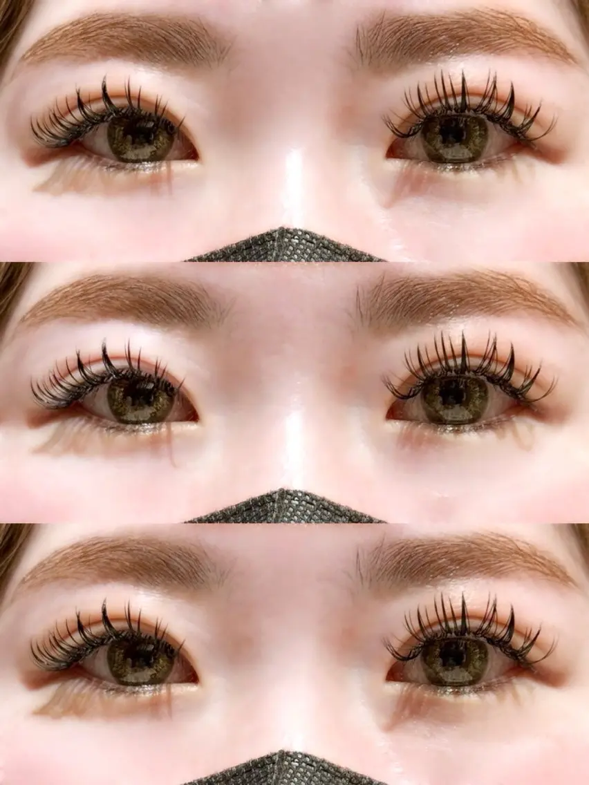 ダブル flat lash 付け放題【他店オフ無料、アイシャンプー、仕上げコーティング付】の写真