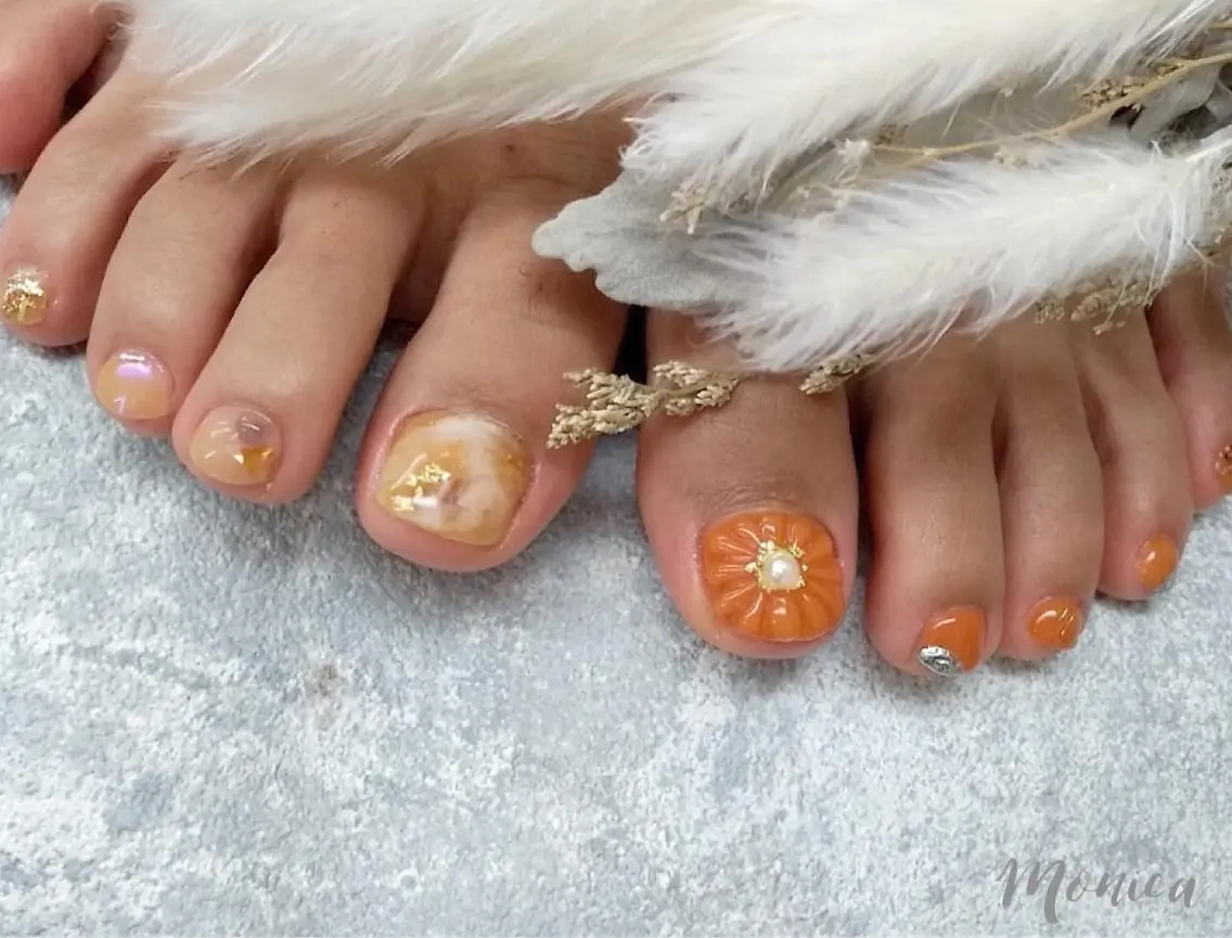 ネイル フットネイル nailsalon MONICAのネイルデザイン