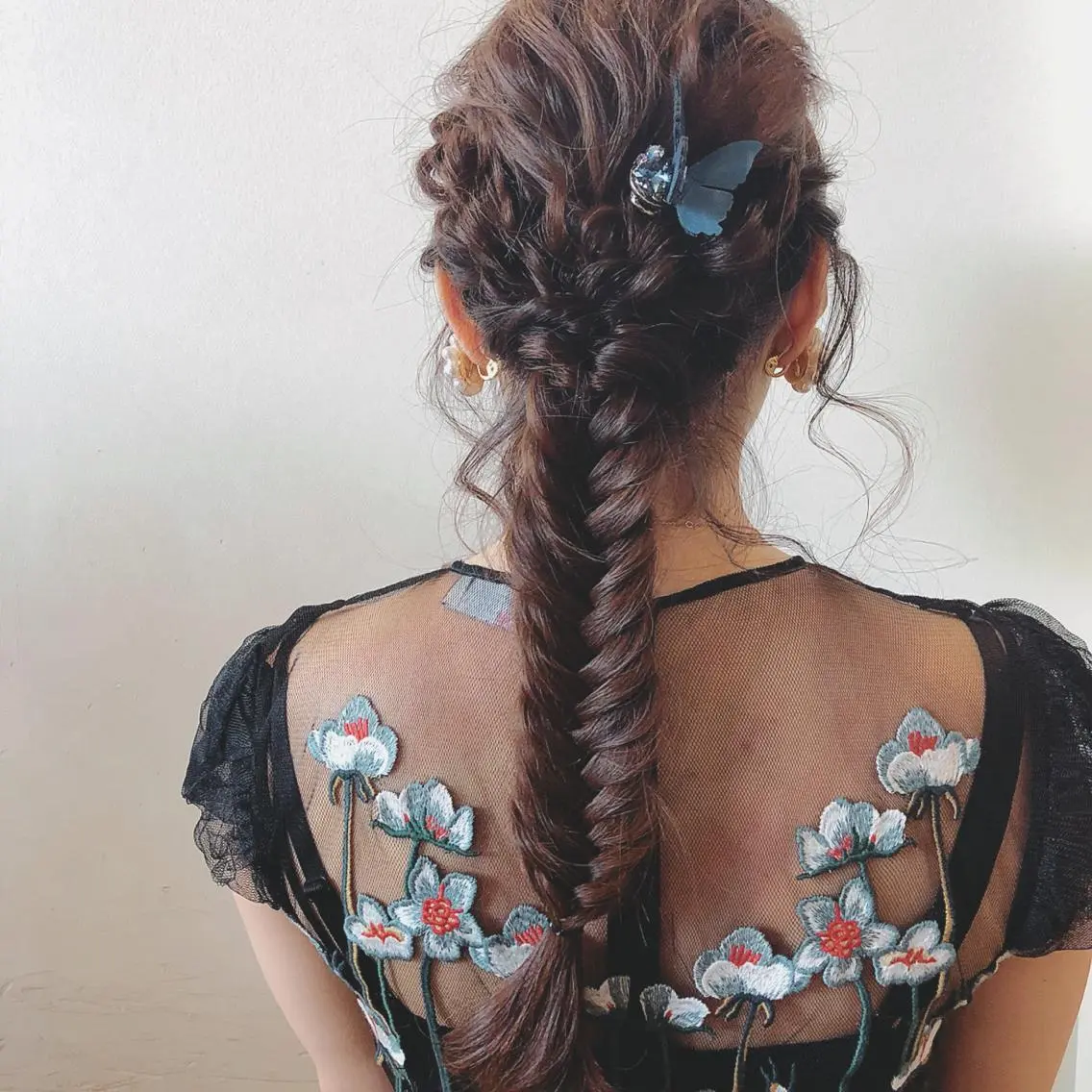 ロング パーマ ヘアアレンジ 結婚式・ブライダル デート ニシダヒカリ🌙 髪質改善×似合わせのヘアスタイル