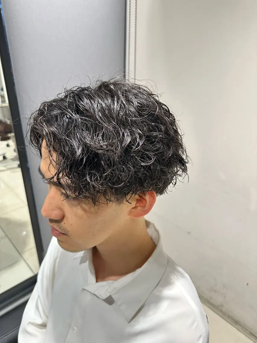 パーマ メンズ メンズパーマ ツイストスパイラルパーマ スパイラルパーマ カット パーマ メンズ特化美容師💠 / 関内 / レンのヘアスタイル