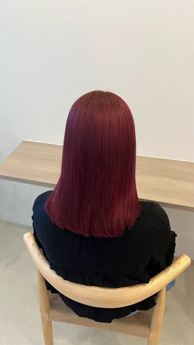 プレミアム艶カラー✨+髪質改善トリートメント+プチスパの写真