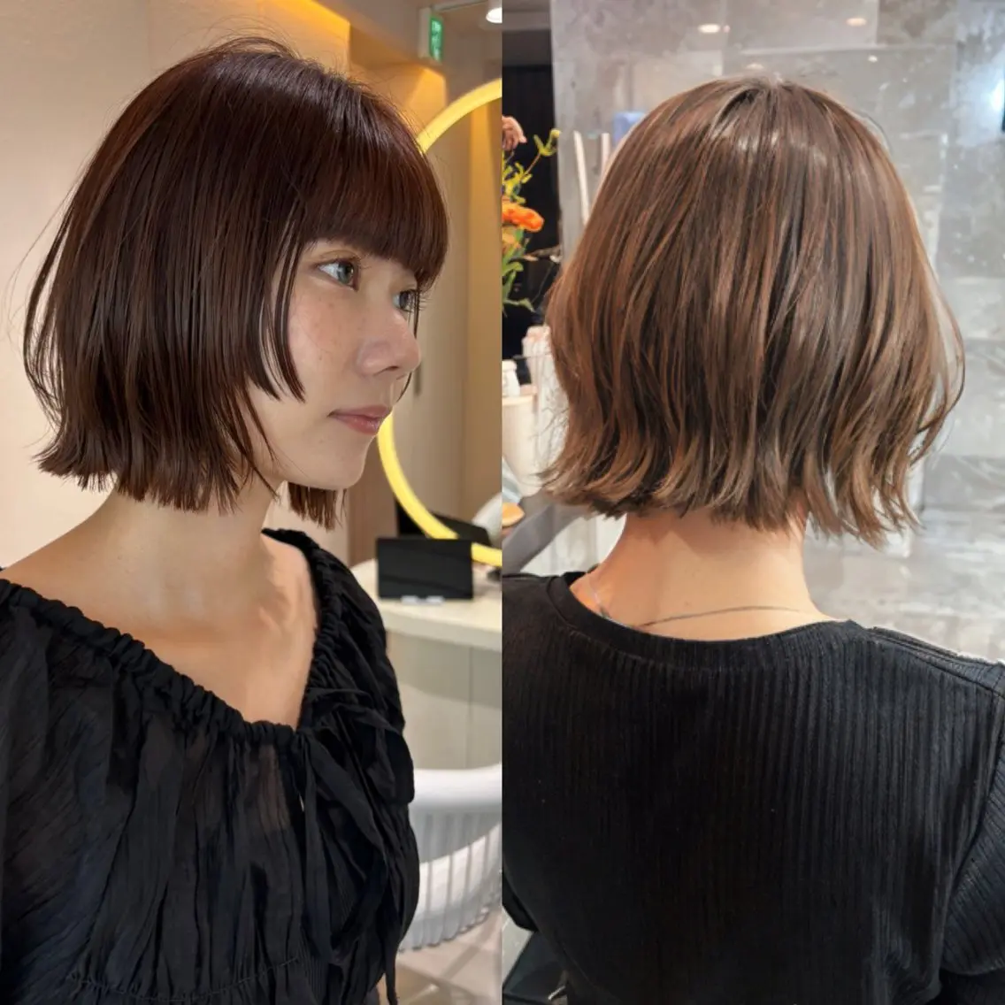 ショート カット ヘアカラー トリートメント パーマ/ボブ特化 横浜/伊藤　怜のヘアスタイル