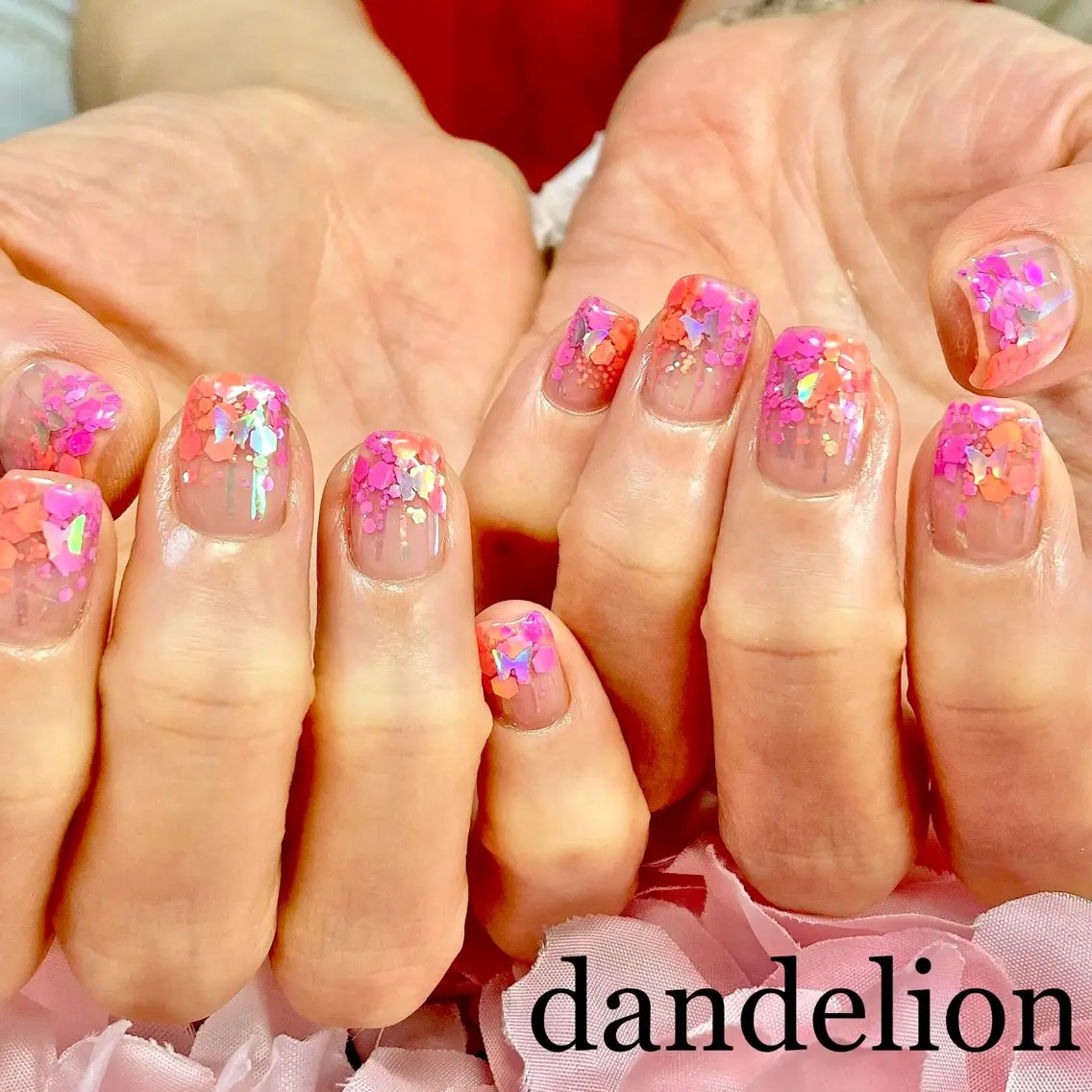 ネイル ハンドネイル ハンドケア dandelion ダンデライオンのネイルデザイン