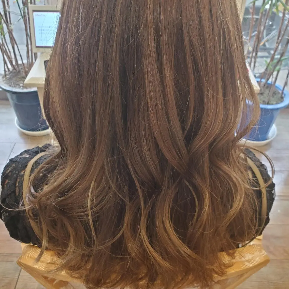セミロング カラー ベージュカラー 杉本 拳史朗のヘアスタイル