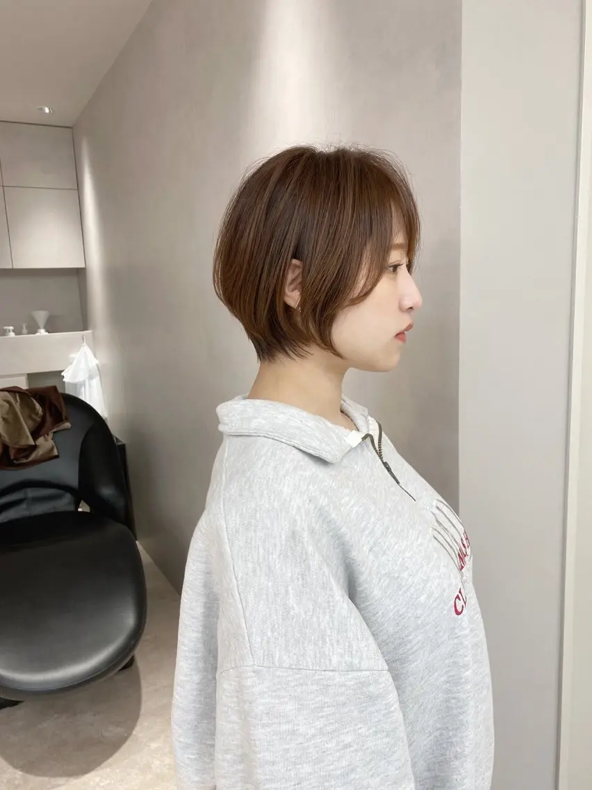 ショート カラー カット ヘアカラー トリートメント 美髪❣️縮毛矯正/ 髪質改善✨/山本のヘアスタイル