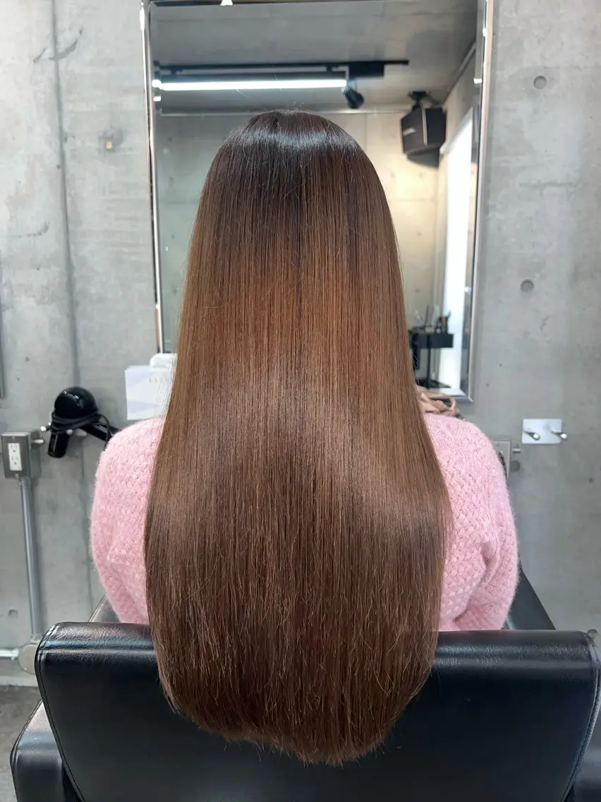 ロング 髪質改善 ヘアカラー トリートメント ヘッドスパ 🫧髪質改善 縮毛矯正特化🫧中西のヘアスタイル