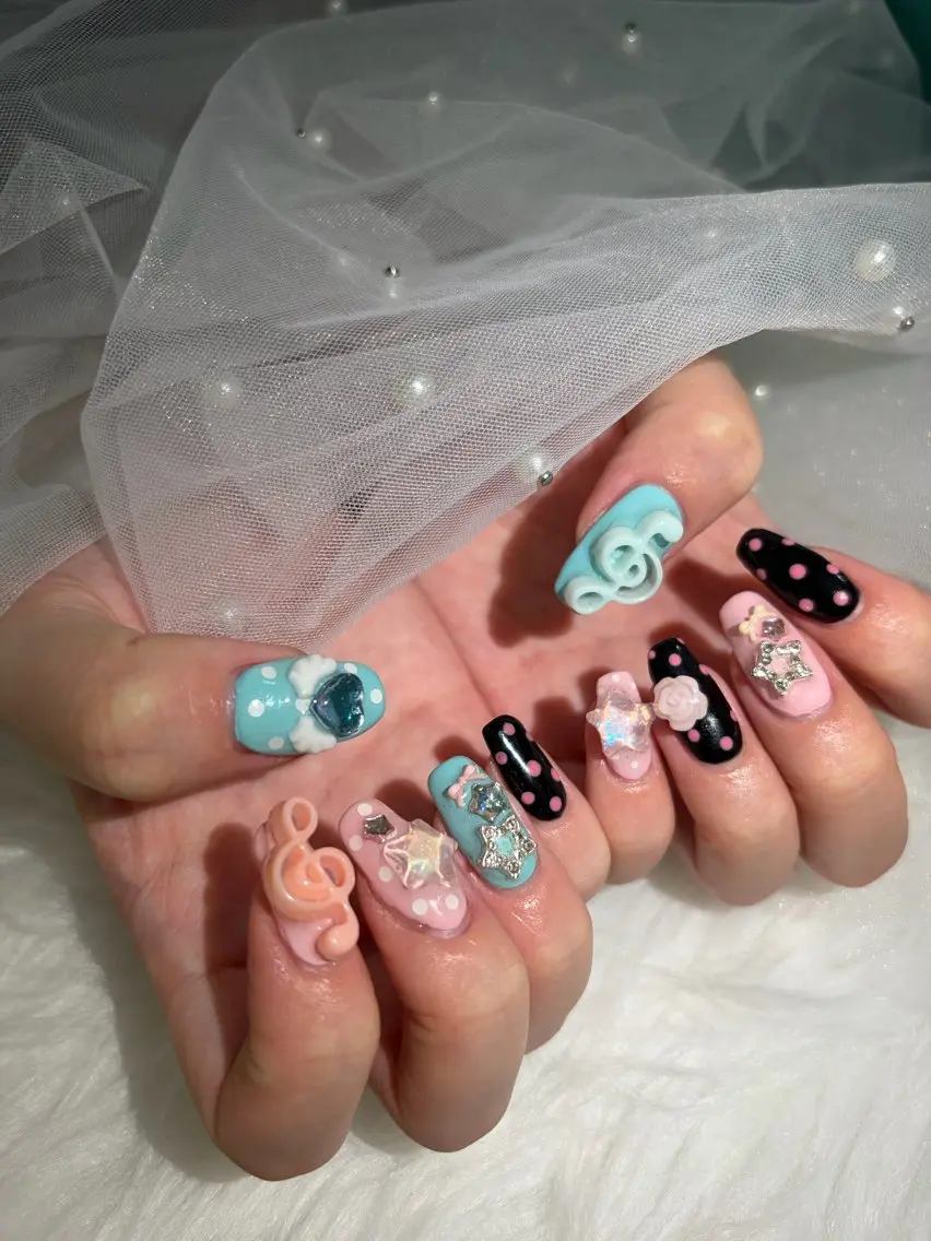 ネイル ドット Mermaid Nail みはなのネイルデザイン