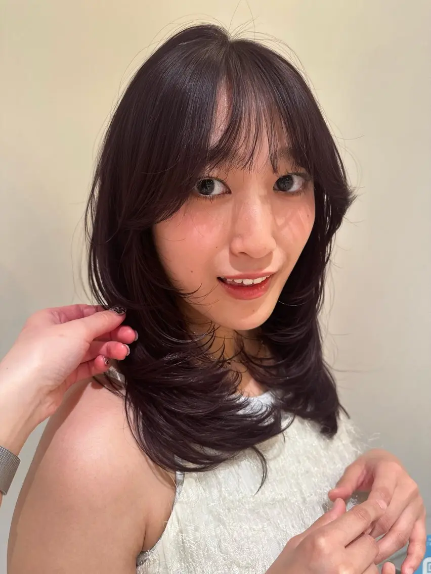 ミディアム hana ￤ カットモデル募集中のヘアスタイル