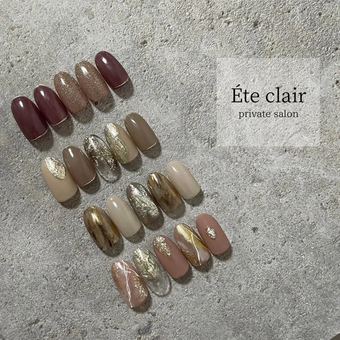 ネイル Ète clair エテクレールのネイルデザイン