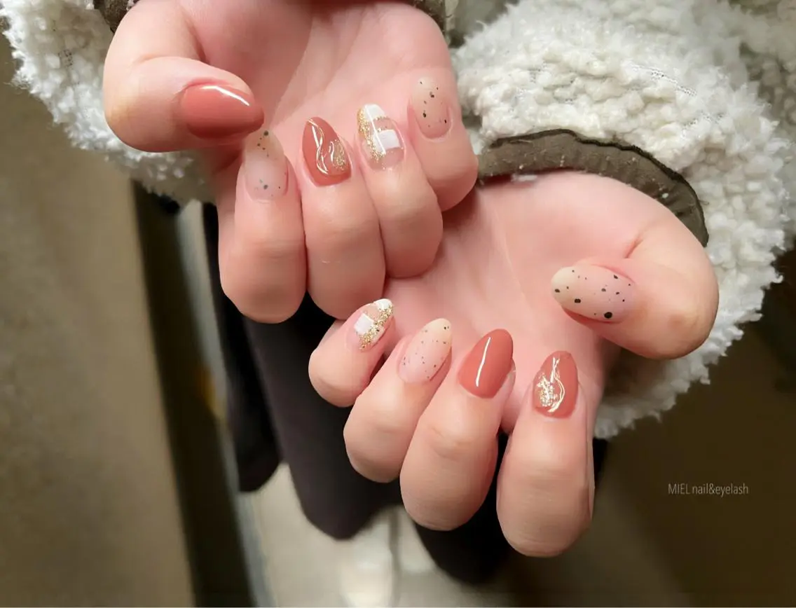 ネイル マットネイル ハンドネイル nail salon monailのネイルデザイン