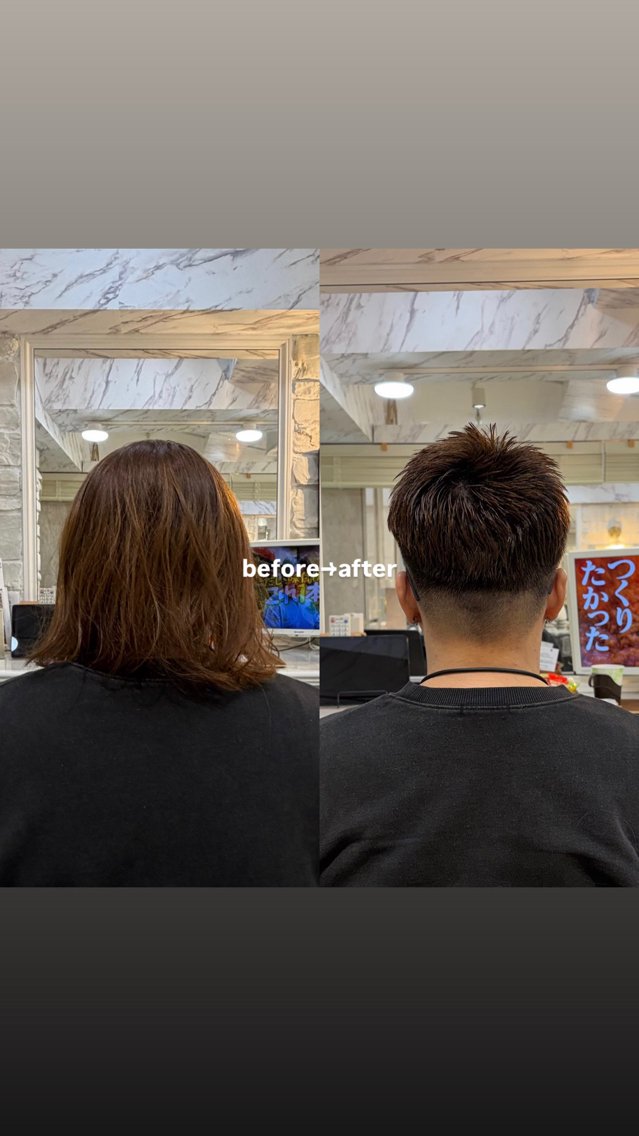 メンズ メンズショート 八木橋 音寧のヘアスタイル