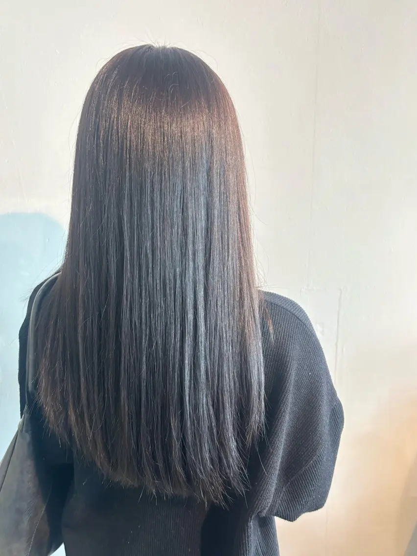 ロング ヘアカラー のどか 縮毛矯正/ショートのヘアスタイル