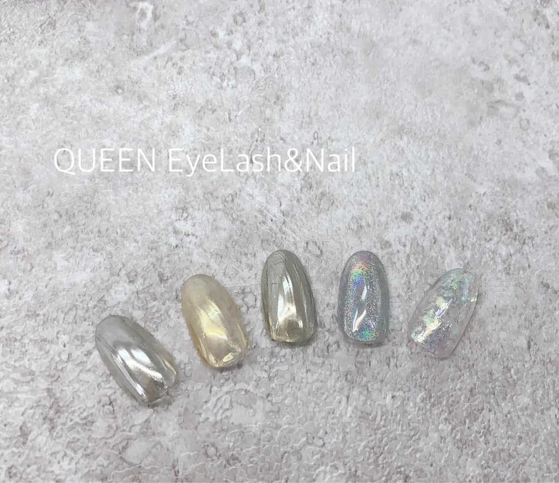 ミディアム カラー ネイル Bloom Nailのネイルデザイン