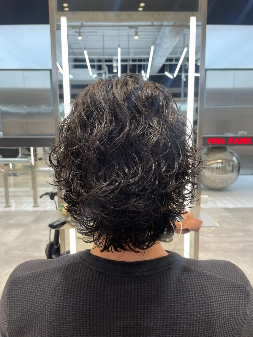 パーマ メンズ カット パーマ fifth 武正 琉生のヘアスタイル