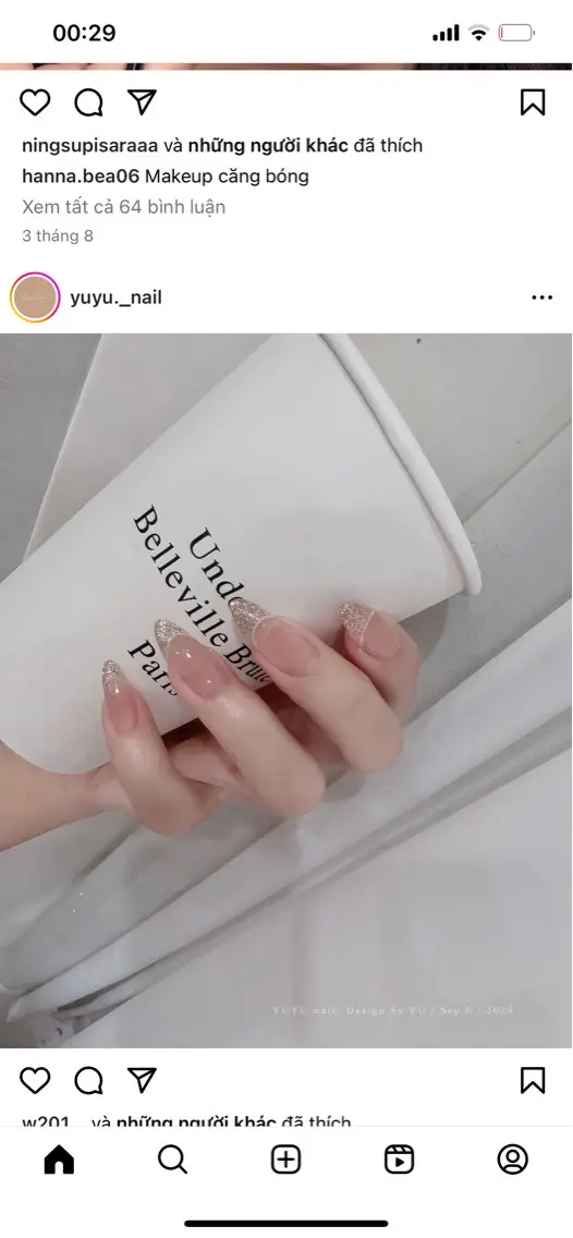 ネイル チークネイル 韓国ネイル マグネットネイル ニュアンスネイル リボン chirin nailのネイルデザイン