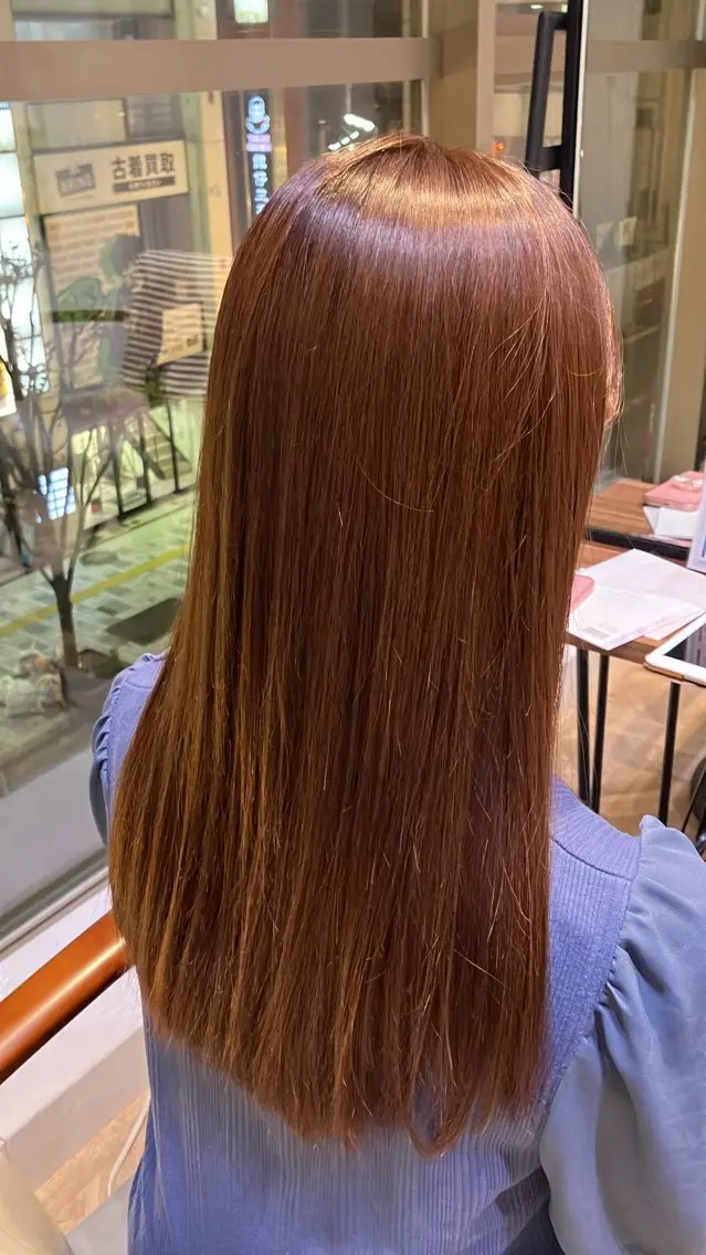ロング 藤原汐彩 ／カラーモデル募集のヘアスタイル